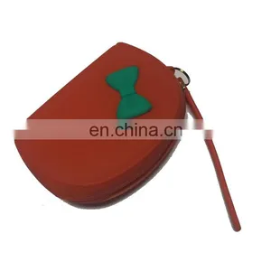 Silicone Handbag Purse Women Clutch Coin Bag Oem Design Fancy Wallet Ladies Wristlet Purse thumbnail-6