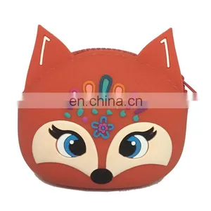 Novelty Fashion Kids Gifts Coin Case Women Clutch Zipper Change Money Wallet Silicone Coin Purse thumbnail-6