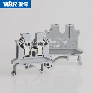 Din Rail Terminal Blocks UK2.5B Pure Copper Connector Screw Terminal Block thumbnail-5
