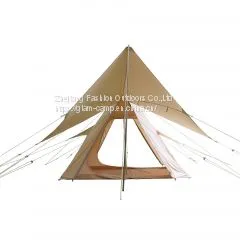 Double Door Indian Tent Canvas Camping Tents Luxury Safari Tents Supplier Canvas Hunting Tent Price thumbnail-2