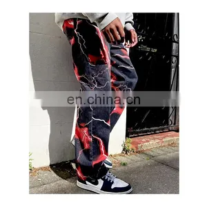DiZNEW Oem Fashion Style Boot Cut Rock Revival Jeans For Men thumbnail-2