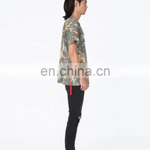 DiZNEW Oem Mens High Quality All Over Print T-Shirt Cotton T Shirt Full Print thumbnail-4