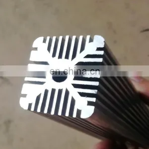 Toshine Led Aluminium Heatsink Extrusions , Silvery / Black Anodized Extruded Aluminium Profiles thumbnail-3