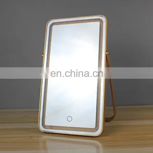 New Design Usb Led 5v Rechargeable Cosmetic Makeup Led Lamp Mirror thumbnail-3