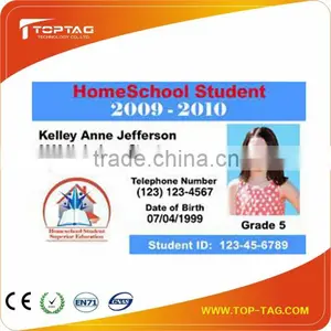 Contactless ID Card/ Smart ID Card 125khz 13.56Mhz ID Card/ Student Card for School thumbnail-1