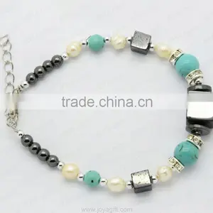 Fashion Pearl Cluster Beaded Bracelet thumbnail-1