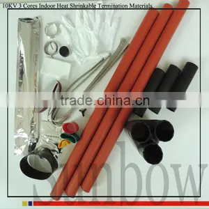 SUNBOW 8.7/15KV 2 Cores Cable Set Heat Shrinkable Indoor Terminations thumbnail-1