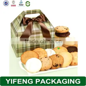 Pretty Food Packaging Decorative Wholesale Craft Paper Cookie Box thumbnail-4