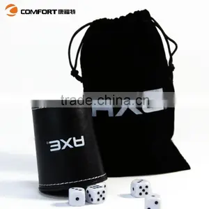 High Luxury Durable Round Leather Dice Cup thumbnail-5