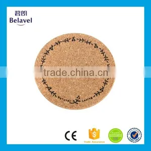 Promotional Logo Printed Cup Wooden Custom Cork Coaster Supplier's Choice thumbnail-1