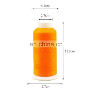 Zari Hilo de Poliester Para Bordar Bordado High Quality Gold Rayon Rainbow Computer Venus Fufu's Polyester Embroidery Thread thumbnail-2