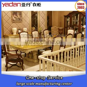 Kitchen Table Set Solid Wood Dining Table and Chair thumbnail-3