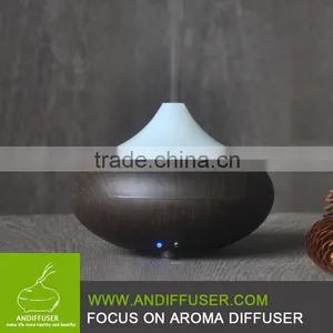 Ultrasonic Aroma Essential Oil Diffuser Dark Wood Grain thumbnail-1