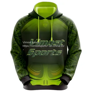 New Fashion Sublimation Hoodie of 2022 With Alien Pattern thumbnail-1