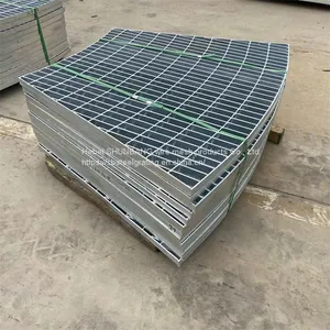 Specializing in the Production of Hot-dip Galvanized Steel Grating, Rainwater Grate, Galvanized Water Grate, Ditch Cover, 505 / 30 / 100 Steel Grating thumbnail-3