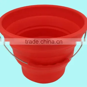 2016 Promotional Ideal Foldable Rubber Bucket thumbnail-1