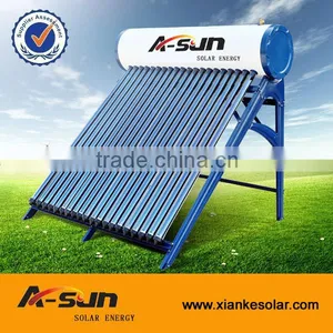China Non Pressurized Vacuum Tube Solar Water Heater Galvanized Steel Outer Tank thumbnail-1