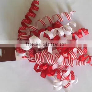 Fabric Wrapping Curly Ribbon Bows/Giftwrap Curling Bow Made by Fabric thumbnail-4