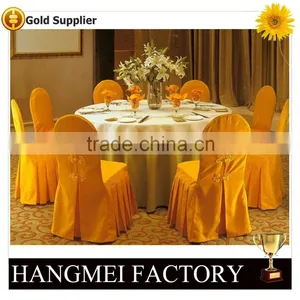 Polyester Table Cover Fabric for Wedding Table and Chair Quality Choice thumbnail-1
