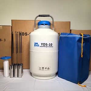 High-Performance Liquid Nitrogen Tank Yds10-210 for Frozen Sperm Storage thumbnail-1