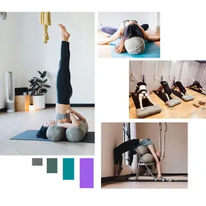 Yoga Cork Block, Meditation Pillow and Yoga Pad for Yoga Studio and Yoga Products Wholesaler thumbnail-2