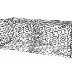 80*100mm Galvanized Plain Woven PVC Coated Gabion Mesh 4m*1m*0.5m River Bank Protection China Factory Cutting Bending thumbnail-1