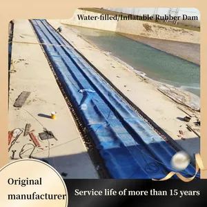 EPDM Rubber Dam for Small-Scale Hydropower Generation and Water Level Regulation thumbnail-1