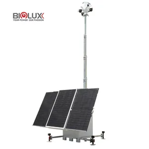 HiCUBE Solar Surveillance Tower With 3*450W Solar Panels High Power for Outdoors Security thumbnail-1