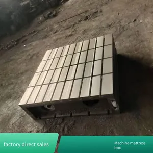 Cast Iron Square Box, Inspection, Measurement and Marking T-slot Auxiliary Heightened Square Cylinder Pad Box for Cnc Machine Tools thumbnail-1