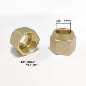 Brass Fittings, Copper Nuts， Adopting C37710 thumbnail-3
