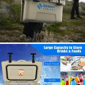 PRO Heavy-Duty 15qt Ultra-Light Premium Hard Cooler Extra-Thick Insulation Keeps Ice up to 3 Days thumbnail-5