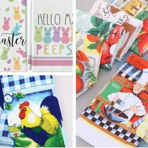 Microfiber Printed Kitchen Towels thumbnail-1
