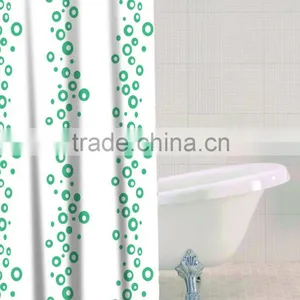 Shower Curtain Waves Stripe Printed, Hot Sale Classic Bathroom Waterproof Curtain thumbnail-6