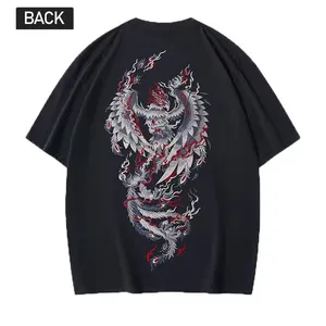 Men’s 100% Combed Cotton Embroidered Short-Sleeve T-Shirt thumbnail-3