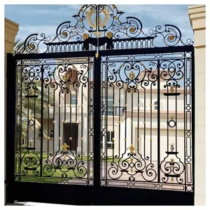Australia Driveway Gates Wrought Iron Gate Aluminum Gate Design China thumbnail-3