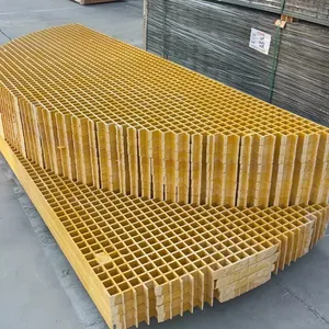 Heavy-Duty Fiberglass FRP Grating Panels for Safe and Durable Workplace Flooring thumbnail-3