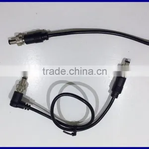 Sliver Color and 2 Core Pair Connector and Video Coaxial Power Cable thumbnail-1