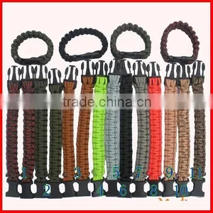 Fashion Gold Clasp Paracord Bracelet Weaves Style for Sportman thumbnail-4
