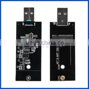 External USB3.0 to 2230/2242mm M.2 NGFF SSD Enclosure Storage Case thumbnail-3