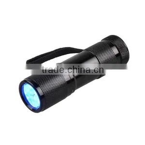 365nm UV Flashlight Battery Powered UV Flashlight 365nm With 9 Bulbs thumbnail-2