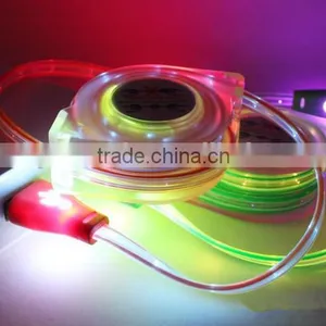6ft 5 Pin Micro LED Light USB Charging Cable thumbnail-6