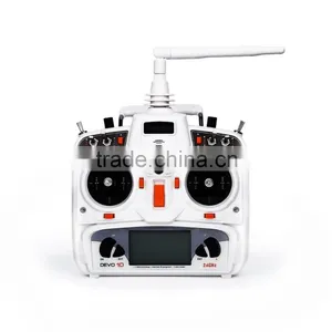 White Walkera DEVO 10 10CH 2KM 2.4Ghz Telemetry Function RC Transmitter thumbnail-1