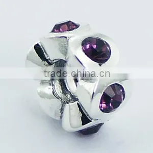 Austrian Crystal 925 Silver Bead Planet Silver Design thumbnail-1