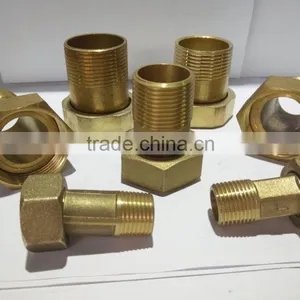 Brass Water Connection Coupling Fitting for Water Meter Connectors thumbnail-1