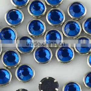 Ring Rhinestone Hotfix, Transfer Immed Rhinestone, Metal Rimmed Rhinestones for Garment Decoration thumbnail-1