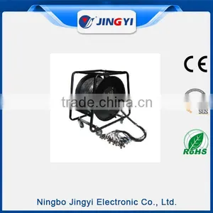 XLR Snake Cable , Flat Braided Audio Snake Cable , Audio Snake Cable Black thumbnail-1