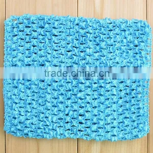 6 Inch 15cm X 15cm Cute New Baby Girl Elastic Rayon Waffle Headbands Crochet Tutu Tube Tops Chest Wrap thumbnail-5
