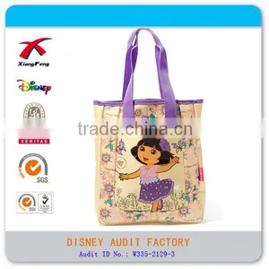 Designer School Handbag White Princess Child Girls Tote Bag thumbnail-2