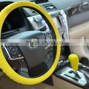 Colorful Auto Car Non-slip Silicone Interior Steering Wheel Cover thumbnail-5