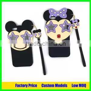 Mickey and Micney Silicone Mobile 3d Phone Case for Apple Iphone 6s Cell Phone Cover Case Back Cover thumbnail-1